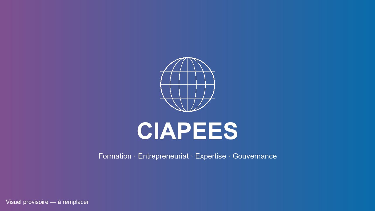 Formations professionnelles CIAPEES à Ouagadougou